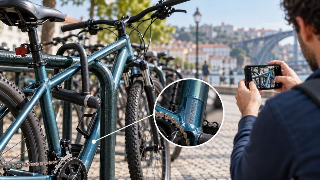 Identificação e prevenção de roubo de bicicleta